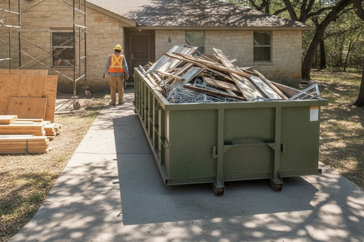 Construction Dumpster Rental service in Cibolo TX